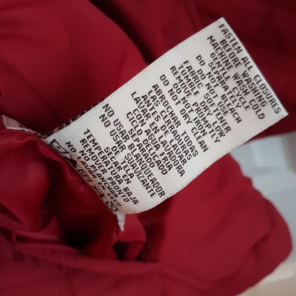 Reversible red and black quilted vest - Picture 6 of 6